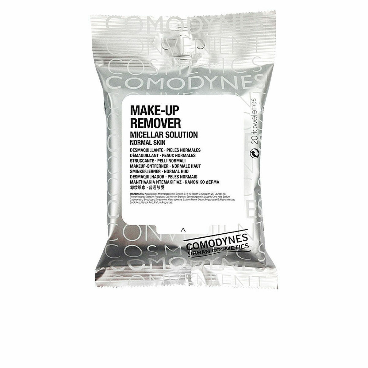 Make Up Remover Wipes Comodynes C301 (20 Units)