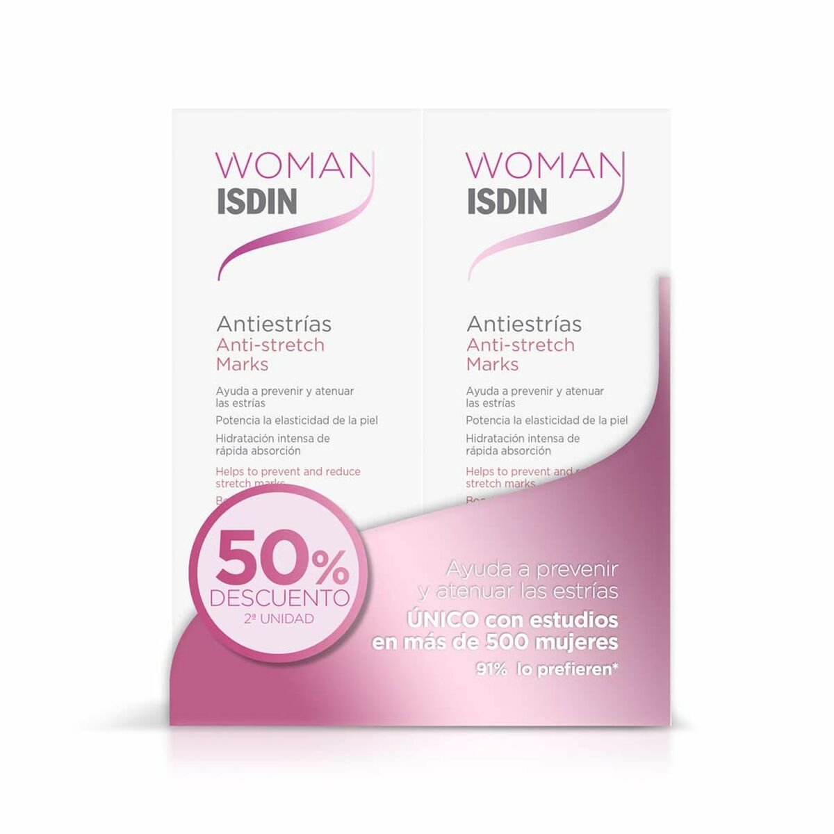 Anti-Stretch Mark Cream Isdin Woman 250 ml 2 x 250 ml