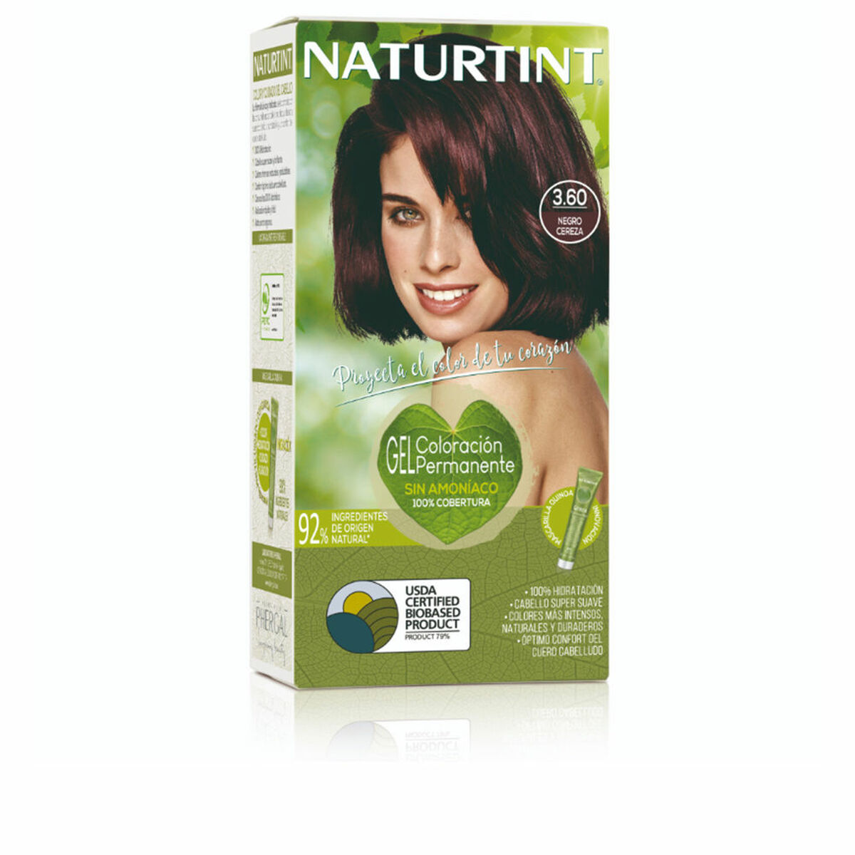 Permanent Dye Naturtint NATURTINT COLORACIÓN 3.60-Negro Cereza 170 ml