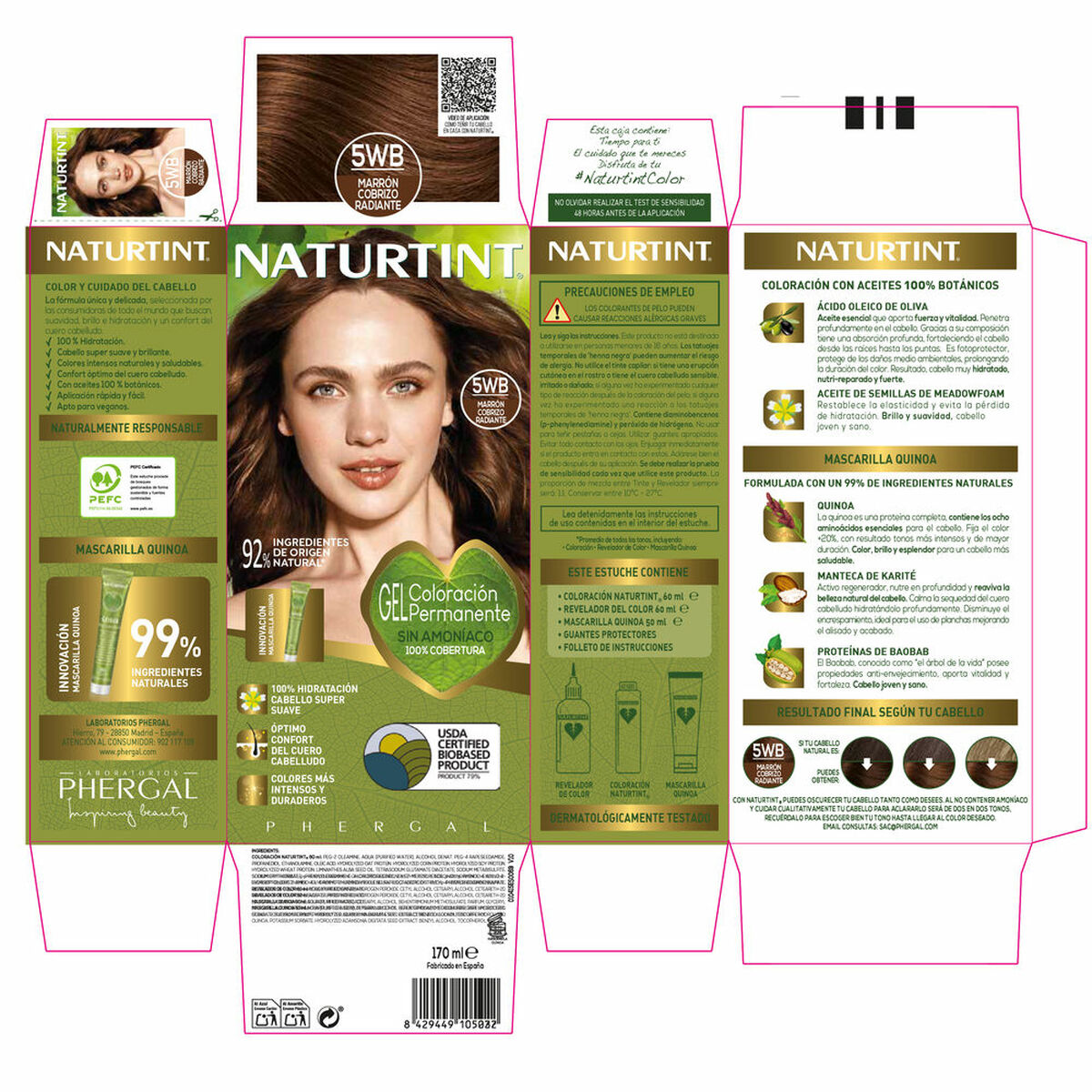 Permanent Dye Naturtint NATURTINT COLORACIÓN 170 ml