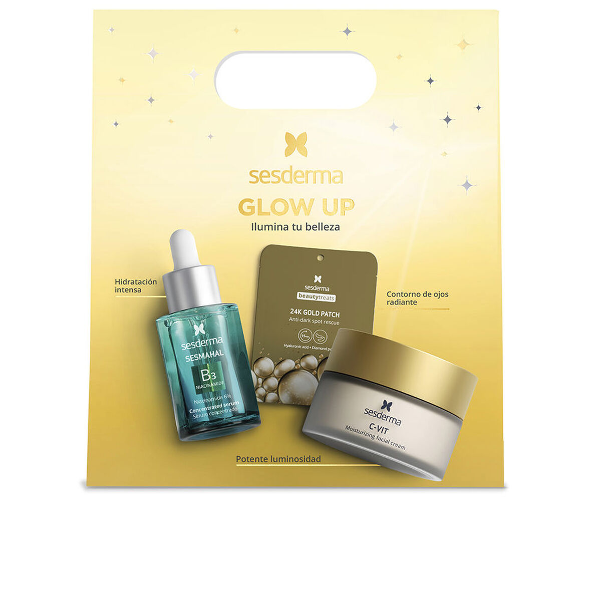 Cosmetic Set Sesderma Glow Up 3 Pieces