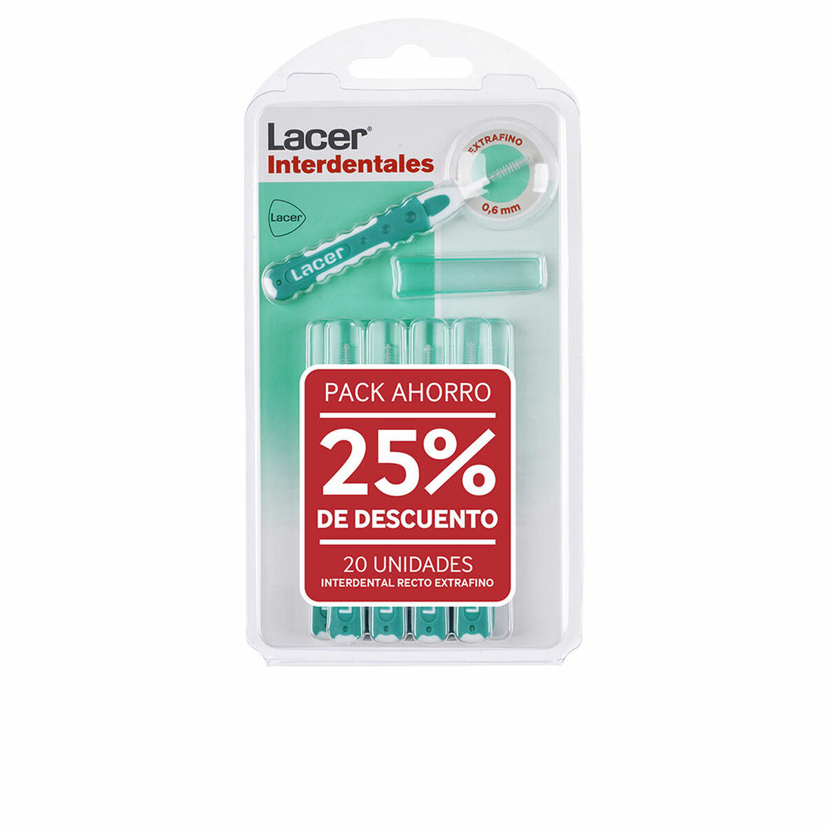 Interdental Toothbrush Lacer ANGULAR EXTRAFINO 2x 10 Units