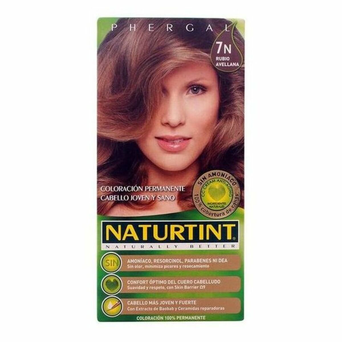 Dye No Ammonia Naturtint Naturtint N Hazelnut Blonde Nº 7n Rubio Avellana Nº 7n-Rubio Avellana 170 ml