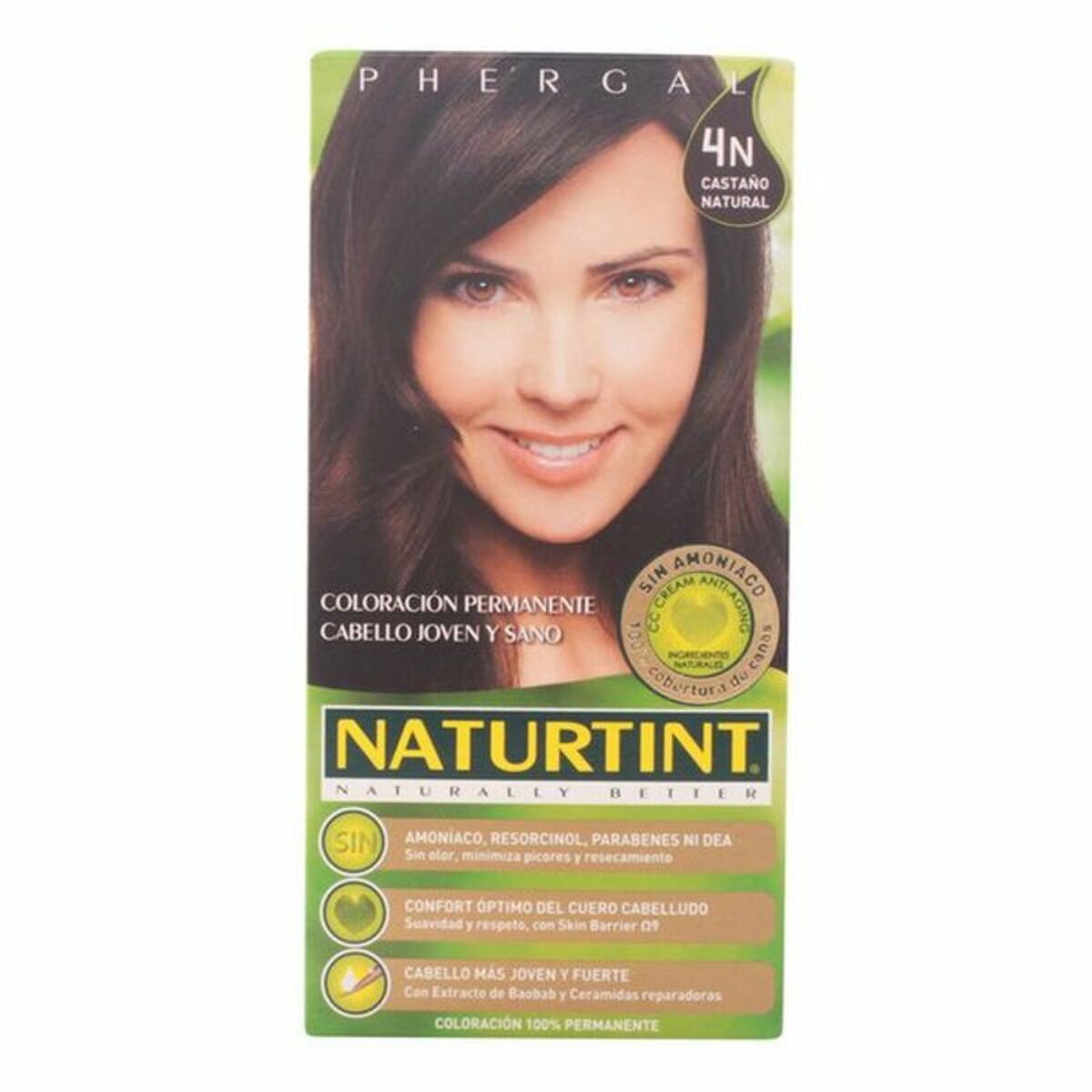 Dye No Ammonia Naturtint Naturtint N Nº 4n Castano Natural Nº 4n-Castano Natural 170 ml