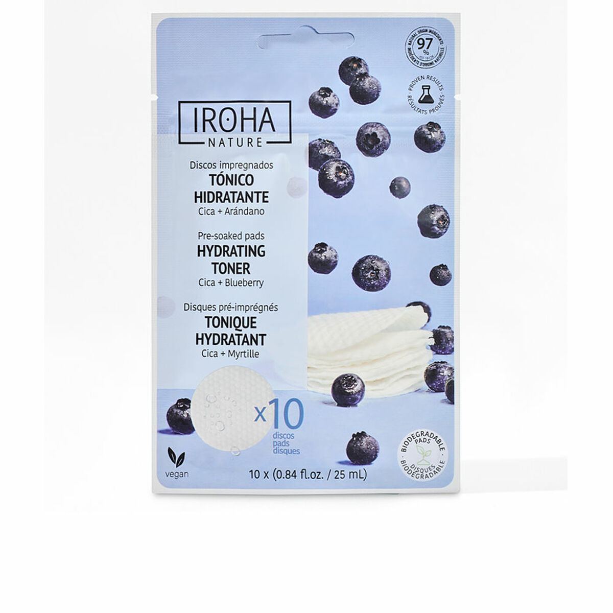 Facial Cleanser Iroha Hydrating Toner (10 Units)