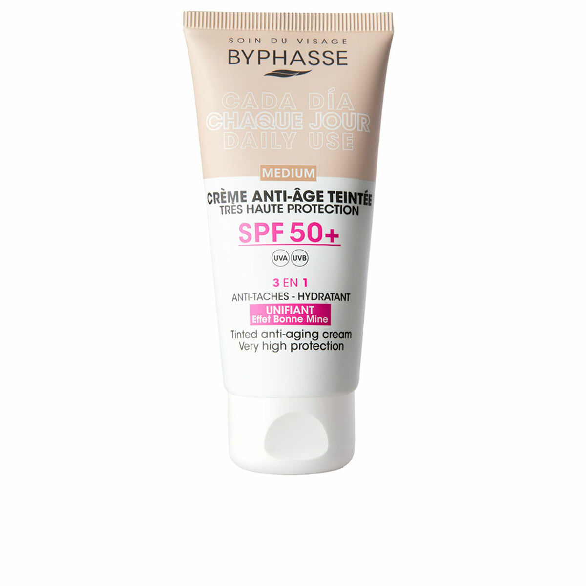 Anti-Ageing Cream Byphasse CREMA FACIAL Spf 50 Spf 50+ 50 ml
