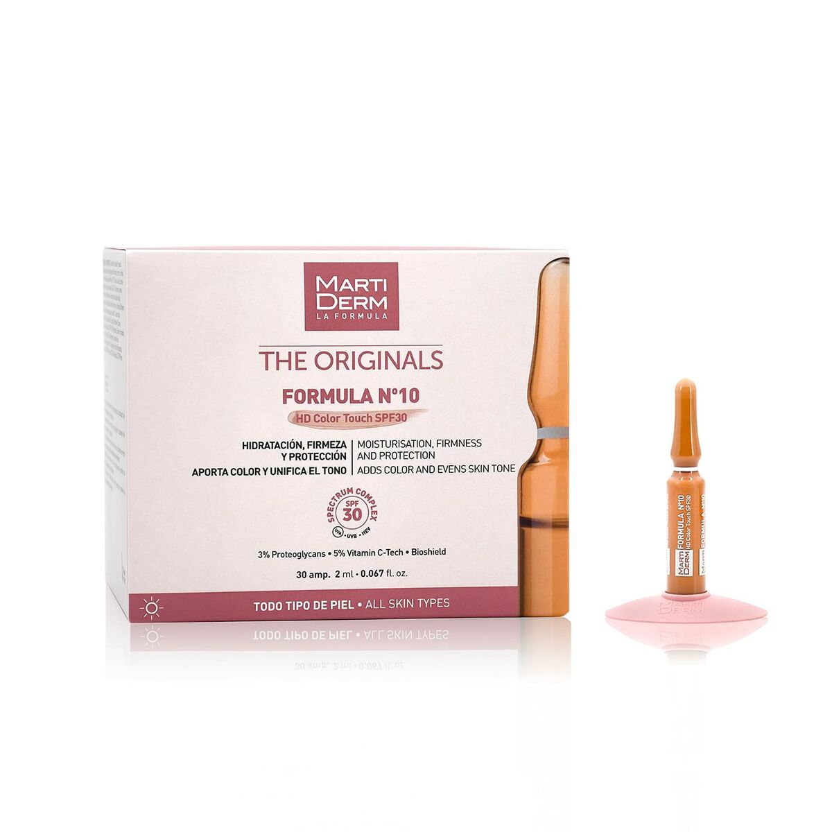 Facial Cream Martiderm THE ORIGINALS Spf 30 2 ml