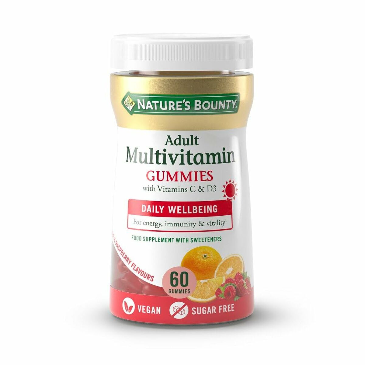 Food Supplement Nature’s Bounty Multivitamínico Adultos B Gums Multivitamin (x60)