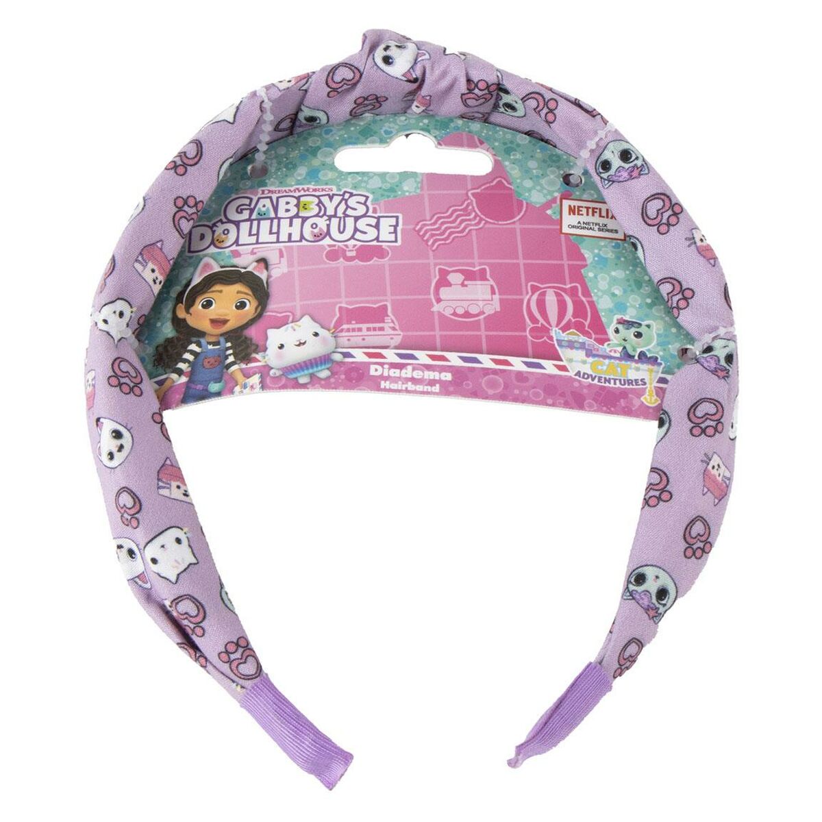 Headband Gabby’s Dollhouse Purple