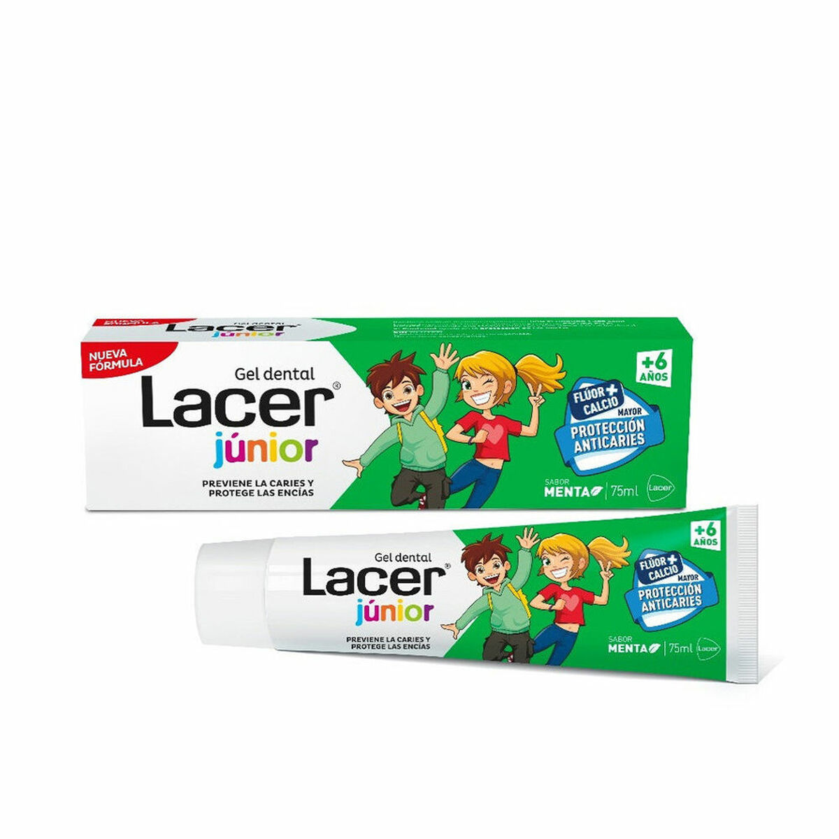Toothpaste Lacer Junior 75 ml Junior Mint
