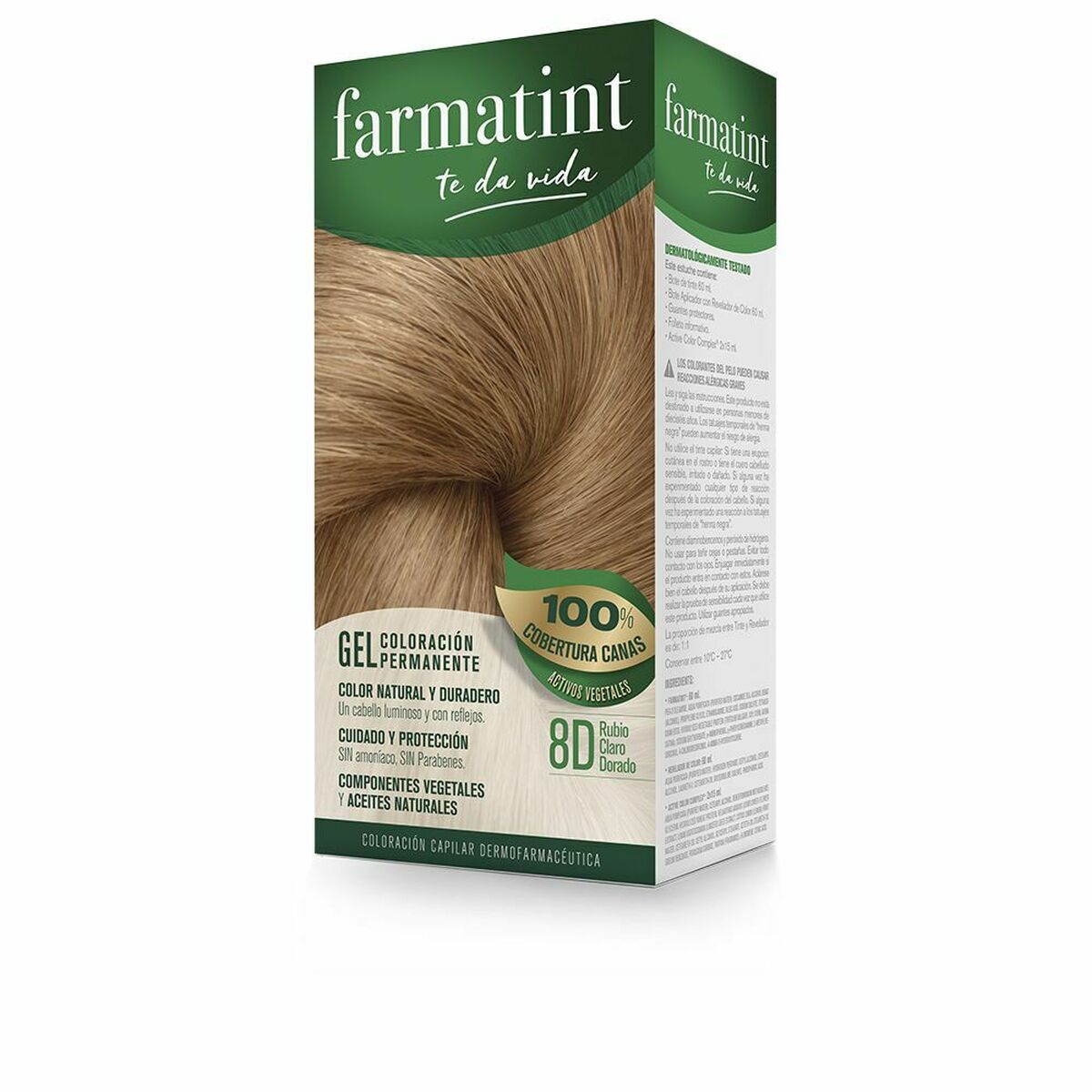 Permanent Dye Farmatint Farmatint Gel 8d-Rubio Claro Dorado Nº 8d-Rubio Claro Dorado Gel (5 Units)