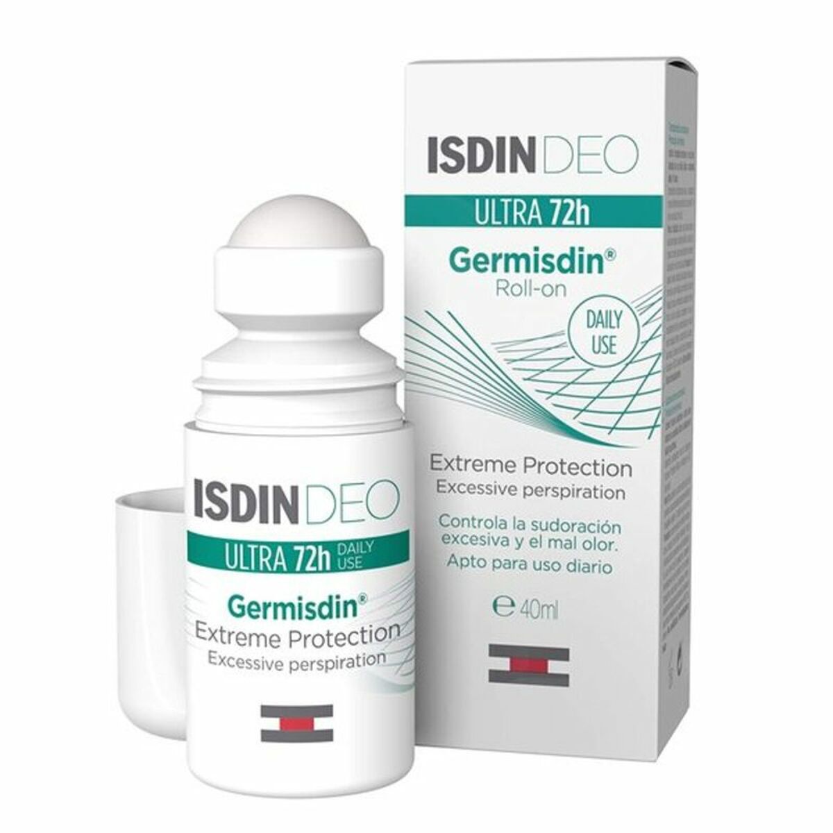 Roll-On Deodorant Isdin Germisdin Rx 40 ml 72 hours Antiperspirant
