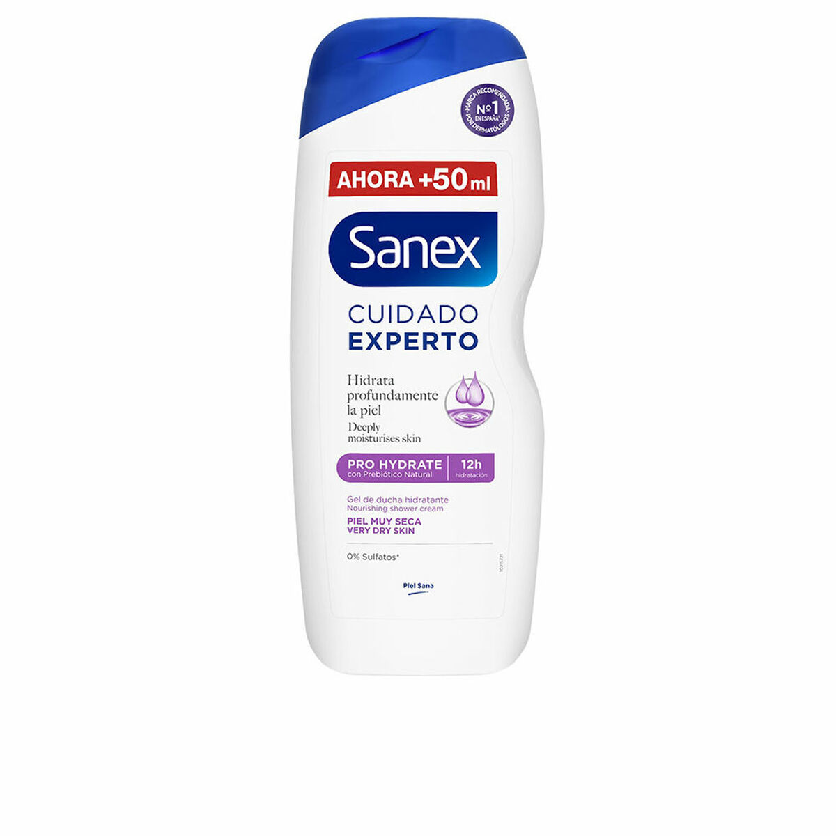 Moisturising Shower Gel Sanex Pro Hydrate 600 ml