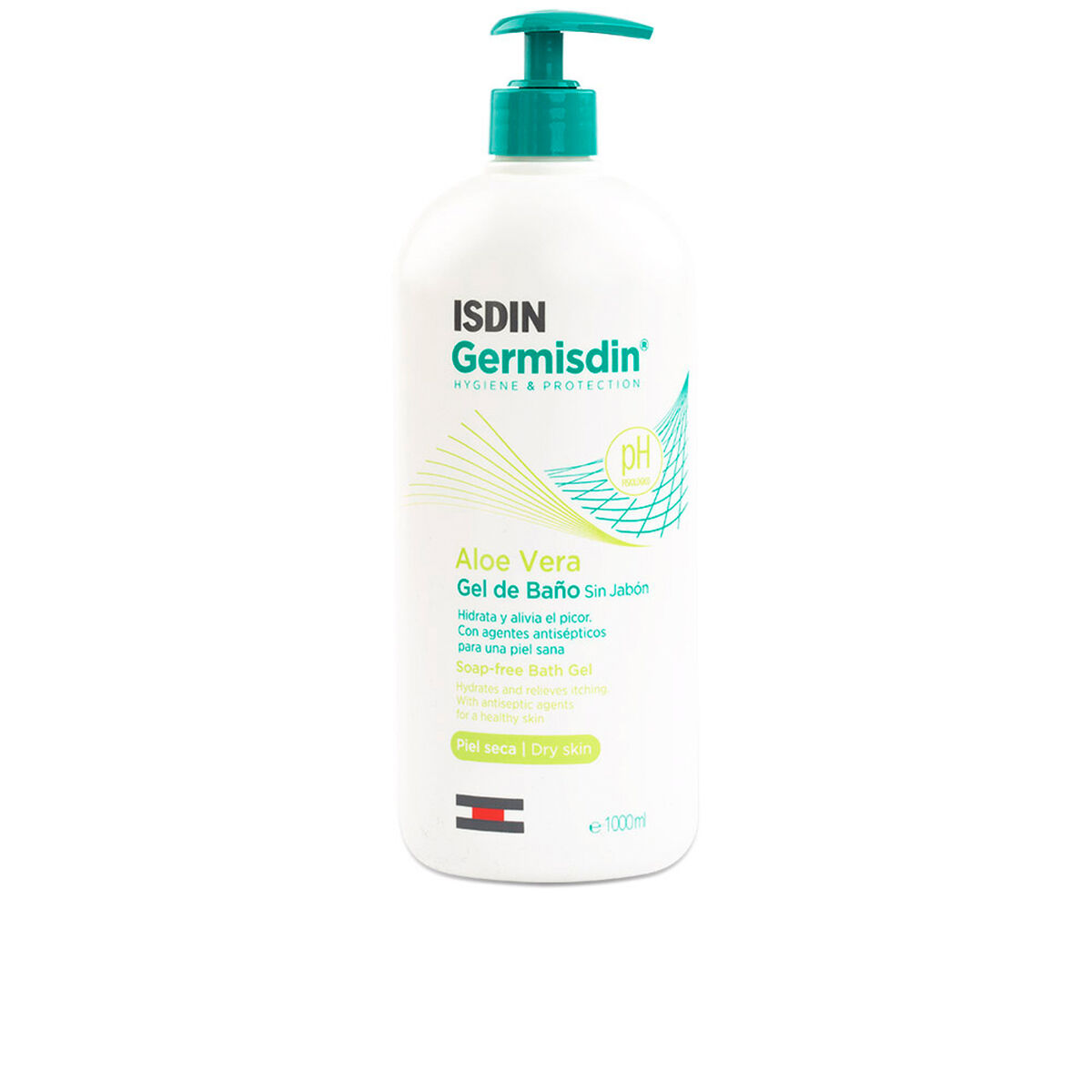 Bath Gel Isdin Germisdin Aloe Vera 1 L Antiseptic Aloe Vera