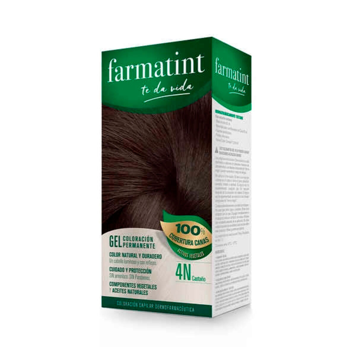 Permanent Dye Farmatint 380215 Nº 4n-Castano (5 Units)